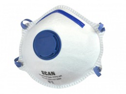 Scan Moulded Disposable Mask Valved FFP2 Protection (Box 10) £15.99